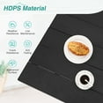 thumbnail image 2 of DYCANPO 66'' Outdoor Dining Table with Umbrella Hole, HDPS Rectangle Patio Table, Black, 2 of 7