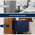 thumbnail image 6 of Boyel Living Blue 2 Drawers Nightstand, Bedside Table with Storage for Bedroom, Living Room, 6 of 6