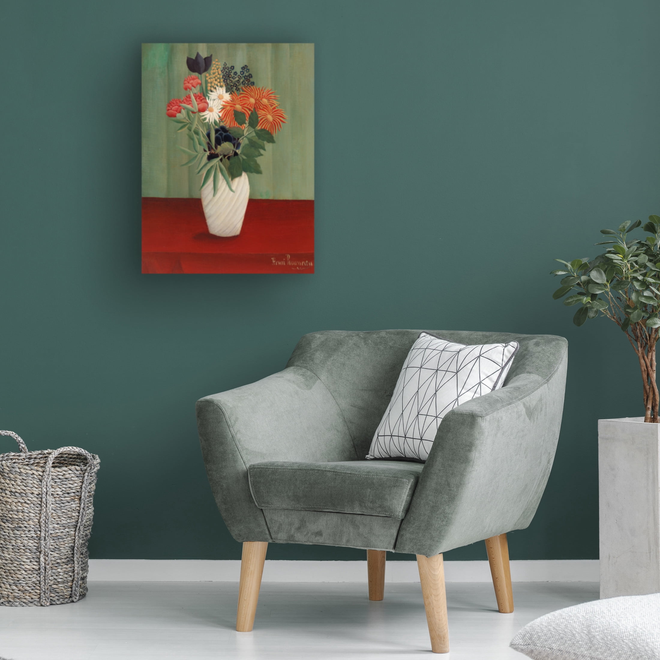 Trademark Fine Art Pictufy Bouquet De Fleurs Canvas Wall Art