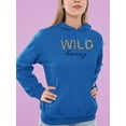thumbnail image 2 of Wild Honey Leopard Pattern Hoodie Women -Image by Shutterstock, Female XX-Large, 2 of 4