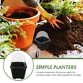 thumbnail image 4 of 3 Sets Plant Nursery Pots With Humidity Domes Plastic Lids For Plant Pots Plant Container Propagation Pots Propagation Dome Seedling Dome, 4 of 9