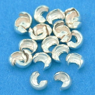 Wholesale 4mm Crimp or Knot Covers Sterling Silver .925