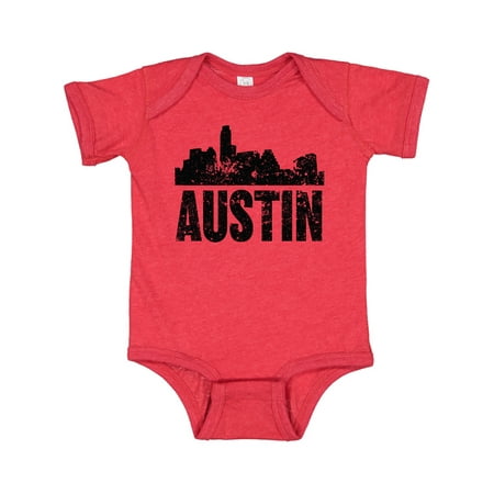 

Inktastic Austin Skyline Grunge Gift Baby Boy or Baby Girl Bodysuit