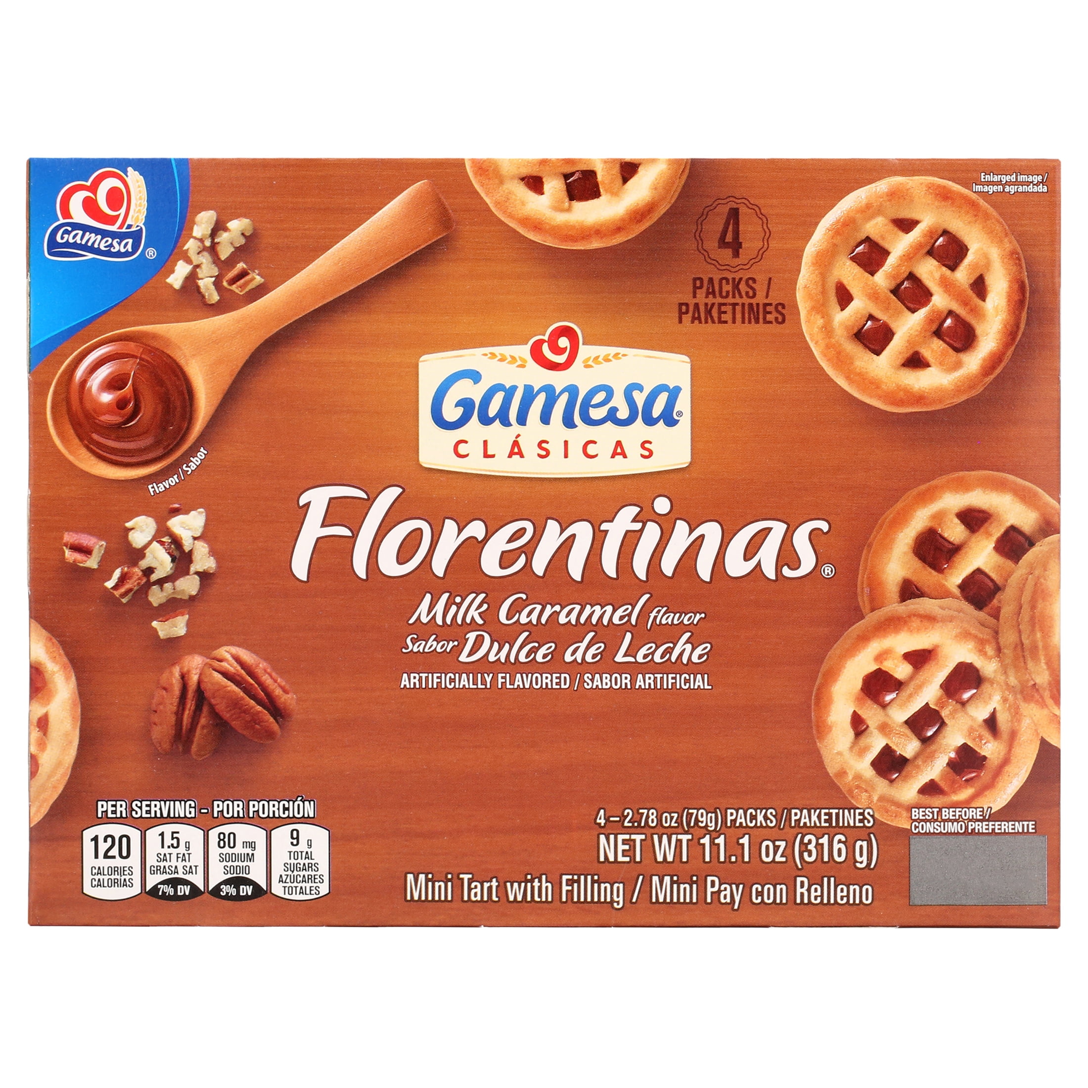 (3 pack) Gamesa Florentinas Dulce de Leche