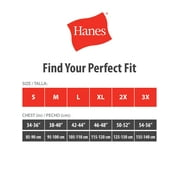 Hanes Men's Value Pack Assorted Crew T-Shirt Undershirts, 6 Pack