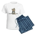 thumbnail image 5 of CafePress - Yorkshire Terrier Cutie Women's Light Pajamas - Women's Short Sleeve Print T-Shirt and Pants Light Cotton Pajama Set, 5 of 7