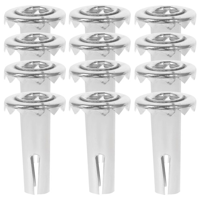 30pcs Caster Sockets Metal Caster Stem Sleeves Professional Replacements for Wood Caster