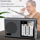 thumbnail image 1 of L-31 Radio de banda completa de mano FM AM SW Altavoz retro con antena (negro), 1 of 9