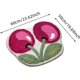 thumbnail image 2 of NonSlip Washable Cute CherryPrint Bath Mat, WaterAbsorbent, 50X60CM, 2 of 5