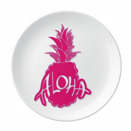 

Greetings Fruit PineFruit Plate Decorative Porcelain Salver Tableware Dinner Dish