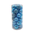 thumbnail image 2 of Esferas Holiday Time con Brillo  30 piezas 60 mm Azul, 2 of 4