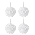 thumbnail image 1 of Esponja exfoliante familiar tejida para ducha, bolsa de esponja para ducha, cepillo de red, esponja para bañera, bola para fregar, cara, cuerpo, orinal, espuma rica, 4 Uds., 1 of 5