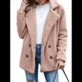 thumbnail image 2 of Abrigos de Invierno para Mujer, de Forro , Piel Sintética, de Oveja, Chaquetas Extragrandes y Modernas, Ropa de Abrigo Cálida Rosa XXL, 2 of 9