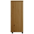 thumbnail image 3 of vidaXL Armoire Roulante avec Tiroirs Mousse Brun Miel Bois Massif Pin, 3 of 5