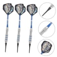 thumbnail image 3 of OULII Assorted Color Copper Metal Tip Darts Set for Home Leisure Play Lightweight Interactive Sports Supplies, 3 of 8