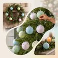 thumbnail image 3 of Pastel Christmas Tree Ornaments Decorations, 16 PCS 2.4 Inch Macaron Shatterproof Foam Christmas Ball Ornaments Set, Christmas Tree Hanging Pendants Xmas Tree Decoration, B, 3 of 5
