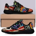 thumbnail image 3 of Autism Peace Love Autism Shoes Sneakers for Women Men Black Size 11.5, 3 of 7
