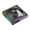 reverse side-Black, variant on PWM Controlled 12cm ARGB Lighting Mirroring Design Quiet Operations Fan with Temperature Adjustment for Desktop and Gaming
