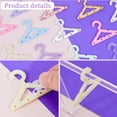 thumbnail image 6 of 50Pcs Coat Earring Hanger 10 Colors Acrylic Necklace Mini Jewelry Clothes Hangers Colorful Rack Dangle Ear Studs Display Rack Holder for Retail Women Merchant Show Personal Exhibition, 6 of 9