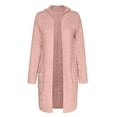 thumbnail image 2 of Vedolay Womens Jackets Women's Basic Solid Color Button Down Casual Jacket With Pockets,Pink L, 2 of 4