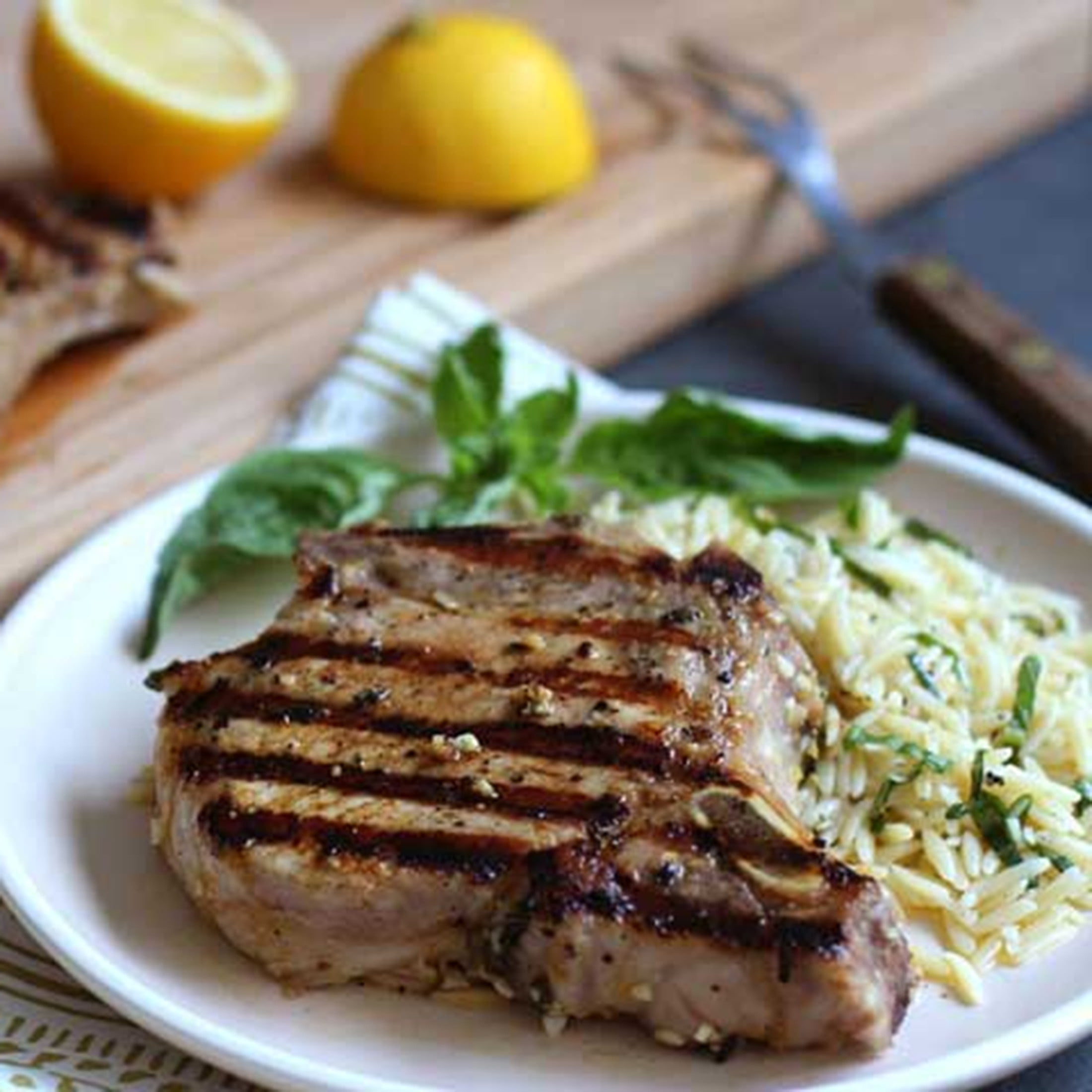 Pork Center Cut Loin Chops, Bone-In, 4 count, 1.51 - 4 lb Tray