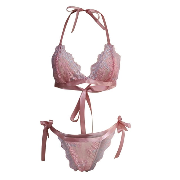 Buy Fashion Comfortz Women'S Girls Lace Lycra Spandex (4Way) Bikini Set for  Women, Womens Girls Ladies Undergarments