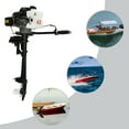 thumbnail image 2 of 3 HP 4 Stroke Outboard Motor Fishing Boat Engine Motor Trolling Motor Heavy Duty Outboard Motors for Fishing Aquaculture Outdoor, Boat Engine Outboard Motor, 2 of 16