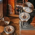 thumbnail image 4 of Vintage Copper Compass Christmas Gift for Son from Dad, Engraved Enjoy the Ride Design, 4 of 4