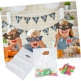 thumbnail image 3 of GFDYREE 100pcs Bags Plastic Tote Chic Disposable Small Flower Lovely Pattern Bag Gift One-off, 3 of 7