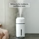 thumbnail image 5 of RKSTN humidifiers for bedroom USB Humidifier With Colorful Light ,Large Capacity 320ML Quiet Cool Mist Humidifier For Bedroom And Office ,Car, Easy To Clean, 5 of 9