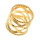 thumbnail image 1 of Servilleteros de decoración Colcomx Anillos de la servilleta del hotel Dorado oro, 1 of 6