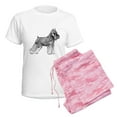 thumbnail image 6 of CafePress - Schnauzer Women's Light Pajamas - Women's Short Sleeve Print T-Shirt and Pants Light Cotton Pajama Set, 6 of 7