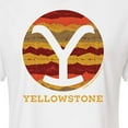 thumbnail image 3 of Yellowstone  - Ranch Pattern Y Brand Fill  - Juniors Cropped Cotton Blend T-Shirt, 3 of 6
