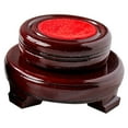 thumbnail image 3 of Crystal Ball Wooden Stand Crystal Ball Base Desktop Sphere Holder Crystal Ball Display Rotation Base, 3 of 9