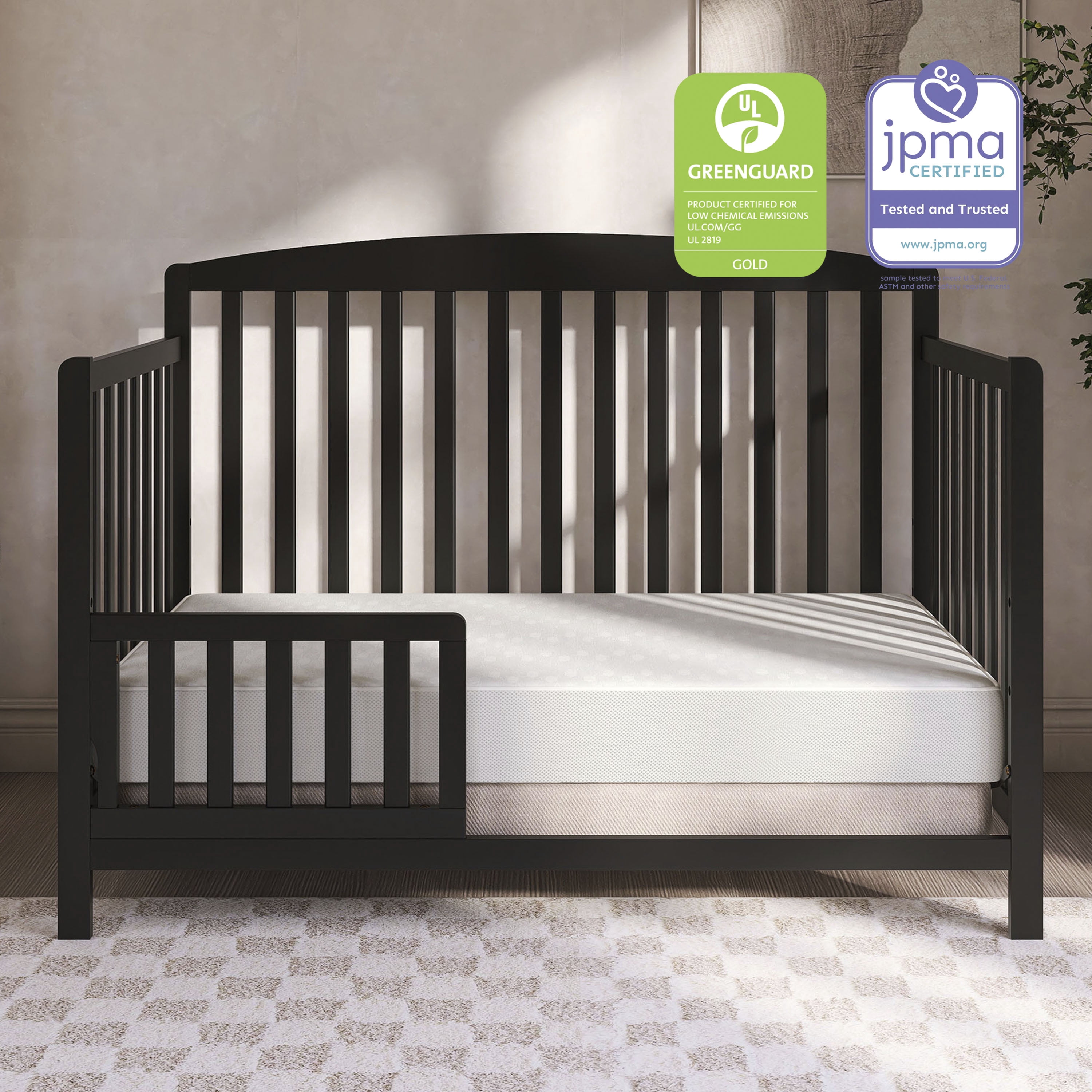 Dream On Me, Breathable 6 Inch Full Size Firm Foam Crib and Toddler Bed Mattress