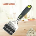 thumbnail image 4 of Baohd Noodle Spaghetti Lattice Stainless Steel Roller Non-slip Handle Pasta Maker Kitchen Cooking Roll Type Slicing Home Supplies, 4 of 6