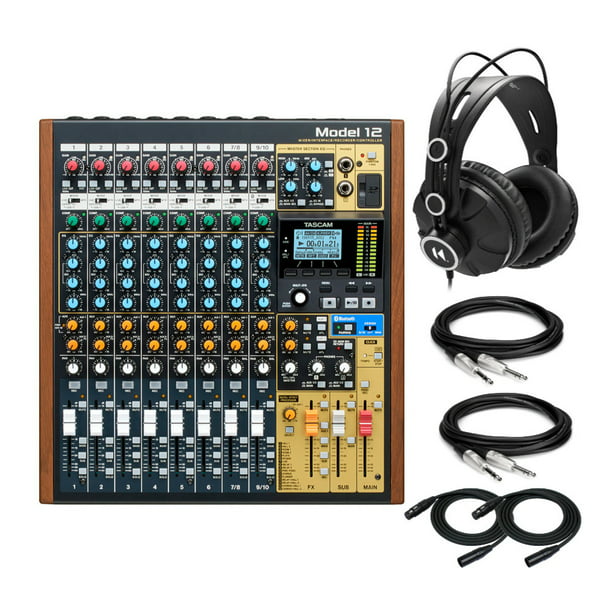 Tascam Model 12 All-In-One Digital Multitrack Recorder with