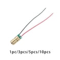 thumbnail image 3 of 1/3/5/10pc High quality 5 million watt Copper Head Dot Diode Module 650nm 6mm 3V Laser diodes Adjustable Lasers 5PCS, 3 of 8