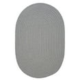 thumbnail image 2 of Colonial Mills 4' x 7' Gray Solid Handcrafted Outdoor Reversible Area Throw Rug, 2 of 4