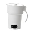 thumbnail image 2 of Hervidor de viaje de silicona, hervidor de agua caliente plegable portátil para leche con leche y café con asa para oficina, senderismo y acampada acero inoxidable, 2 of 8