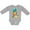 AC-Heather Grey, variant on Inktastic First Birthday Boy Lion 1 Year Old Boys or Girls Long Sleeve Baby Bodysuit