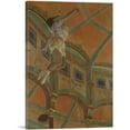 thumbnail image 1 of ARTCANVAS Miss La La At The Cirque Fernando 1879 Canvas Art Print by Edgar Degas - Size: 26" x 18" (1.50" Deep), 1 of 9