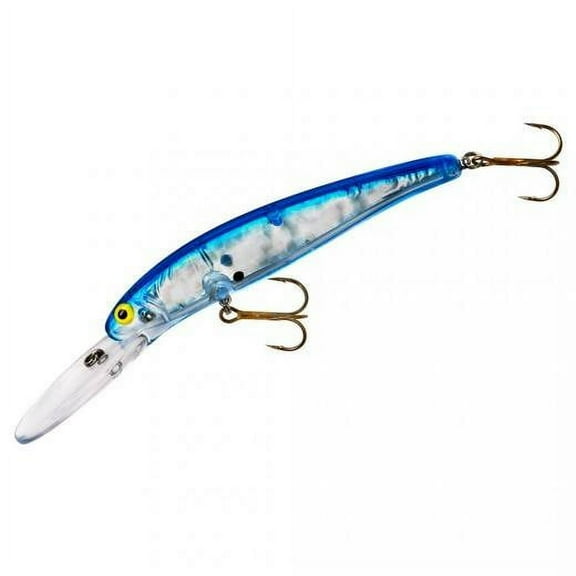 Bomber B24APTL Deep Long A Minnow 3 1/2" 3/8 oz Silver Prism Blue