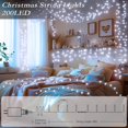 thumbnail image 2 of Soagrc 66FT 200 LED Christmas String Lights, Bright Cool White String Lights with 8 Modes, Durable Waterproof Design for Indoor Outdoor Tree Decor, Timer Included, 2 of 8