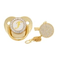 thumbnail image 1 of Xihbxyly Pinza para Chupete con Brillo, Iniciales Personalizables con Brillantes Brillantes, Elegante Accesorio para Pezones de Bebé, Ideal para Ocasiones Especiales, Baby Showers, Bautizos y Sesione, 1 of 2