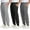 01:Light Gray, Black, Gray, variant on ASUDESIRE 3 Pack Men's Athletic Pants Sweatpants Workout Jogger with Pockets for Running Jogging Hiking Upgraded Premium Fabric