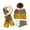 A-Yellow59, variant on Bibifish Kids Hat Gloves Scarf Sets 3 Pc Striped Pattern Beanies Hat Gloves And Long Scarf Boys Girls Outdoor Activities Thermal Hat Gloves Scarf Sets