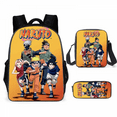thumbnail image 4 of Naruto Surrounding Primary School Schoolbag, Cartoon Shoulder Bag Three-piece Set-QIUPING, 4 of 4