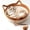 Brown, variant on Handwoven Cat Basket Bed with Hanging Ball Toy, Scratchable Cat Lounger Basket for Sleeping, Playing and Relaxing