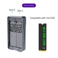 thumbnail image 3 of JMS586R M.2 NVMe SSD Enclosure 20Gbps 2280 Array Mobile Hard Disk Case SSD Alloy Box, 3 of 5